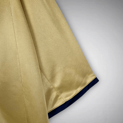 02/03 FC Barcelona Gold Away Retro Kit