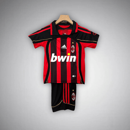 06/07 AC Milan Home Kids Size Kit