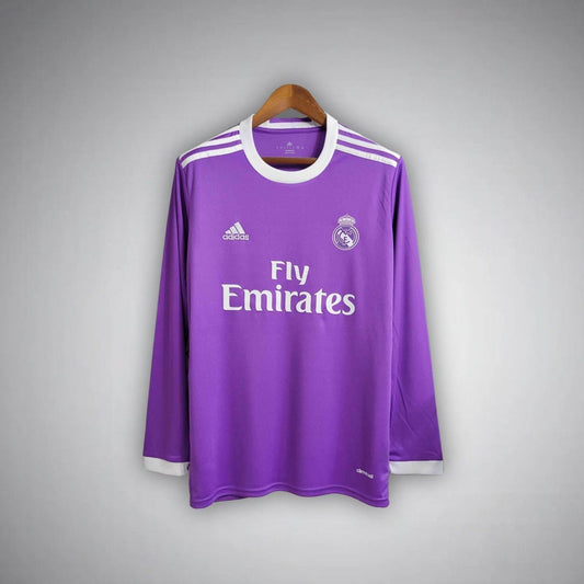 16/17 Real Madrid Away Long Sleeve Kit