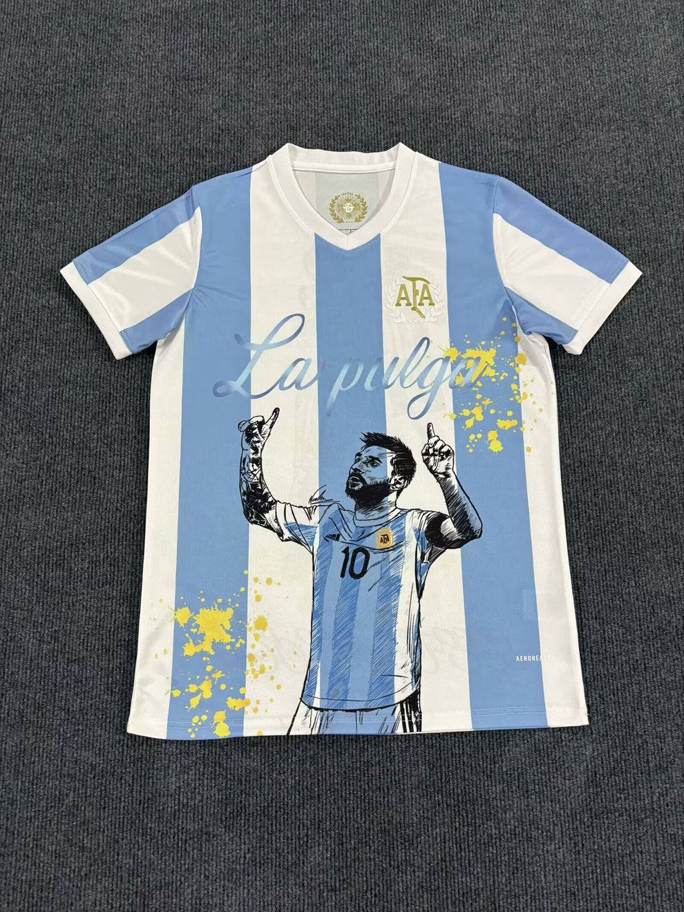 Lionel Messi GOAT Argentina Champion Special Jersey