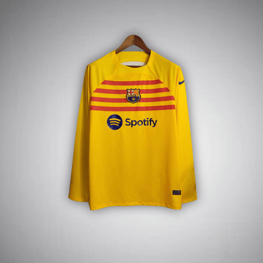 23/24 FC Barcelona Long Sleeve Away Kit