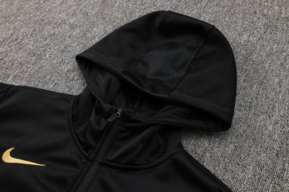 FC Barcelona Black Premium Tracksuit