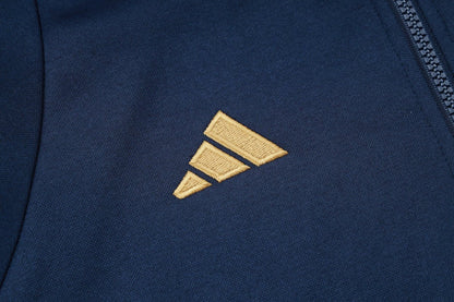 Juventus Turquoise and Dark Blue Premium Tracksuit