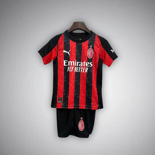 25/26 AC Milan Home Kids Size Kit