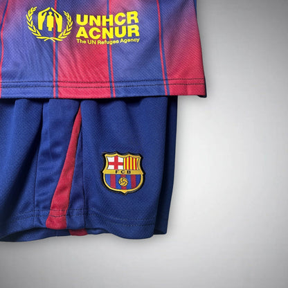 25/26 FC Barcelona Home Kids Size Kit