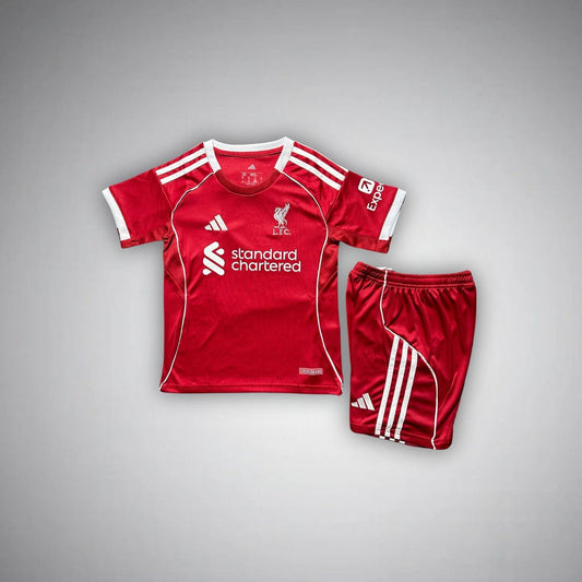 25/26 Liverpool Home Kids Size Kit
