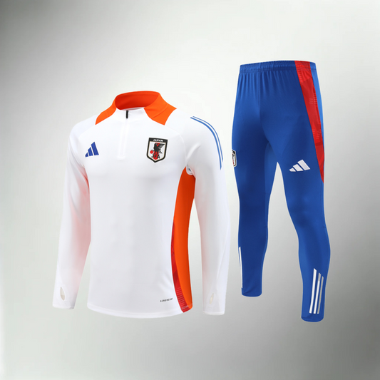 Japan White, Blue and Orange Tracksuit