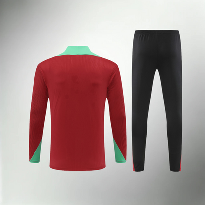 Portugal Red, Black and Turquoise Tracksuit