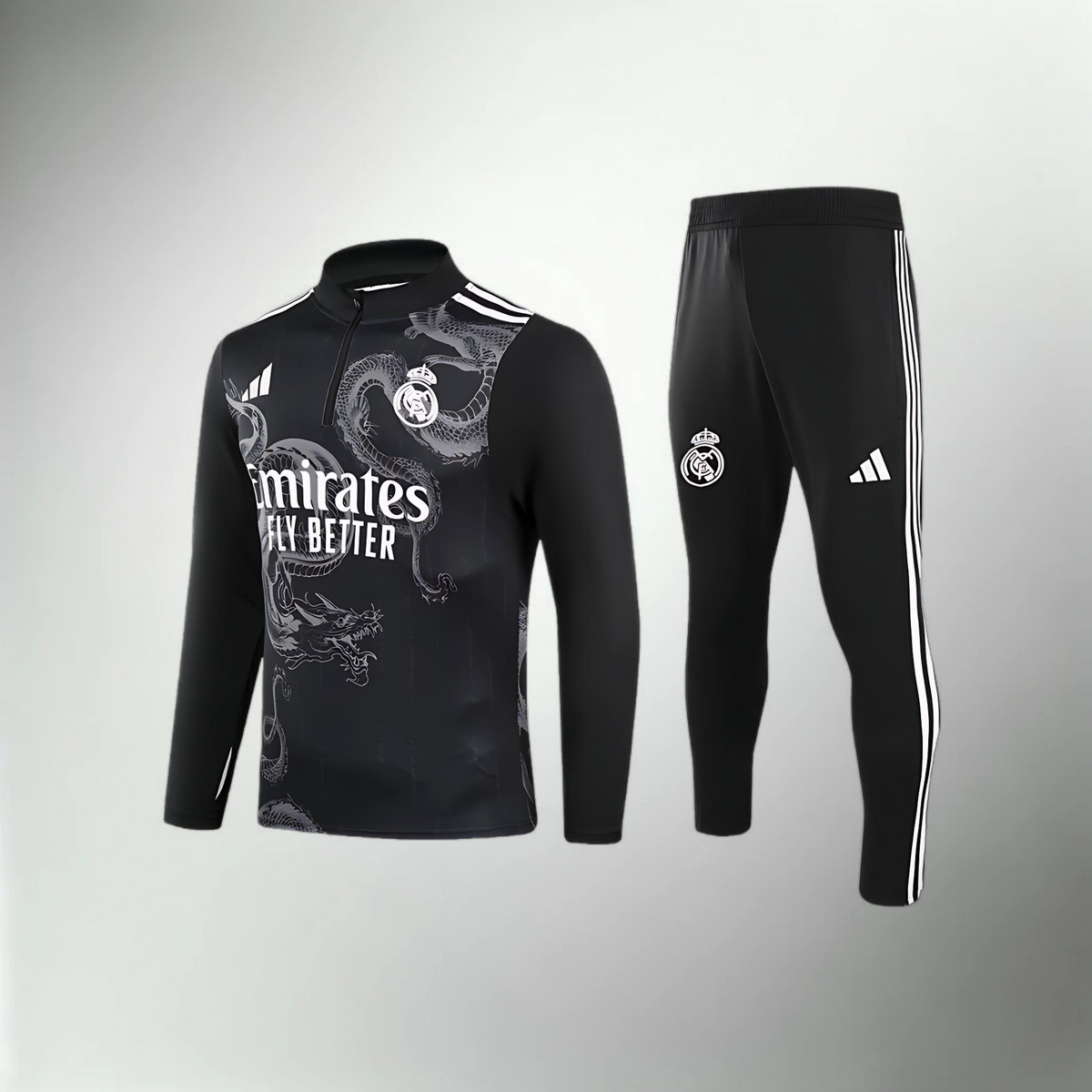 Real Madrid "Dragon Negro" Special Edition Tracksuit