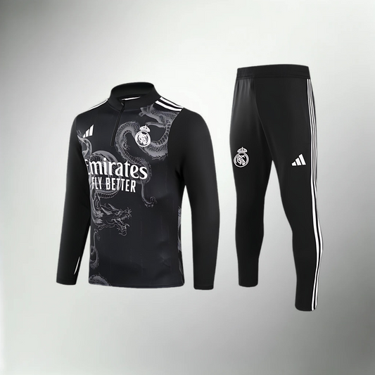 Real Madrid "Dragon Negro" Special Edition Tracksuit