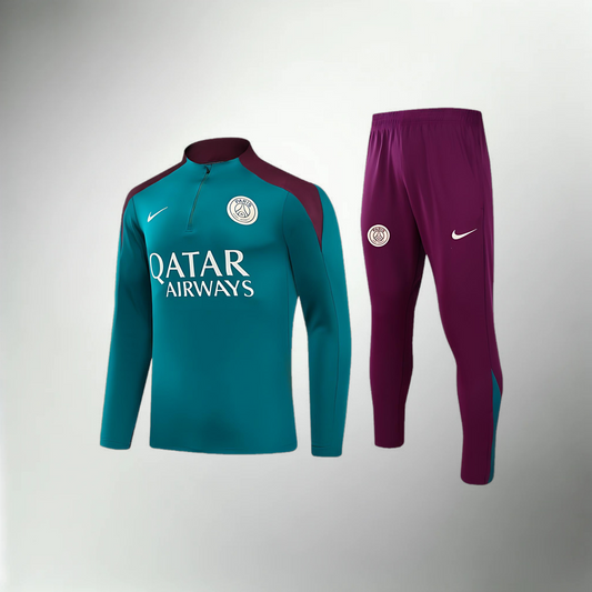 Paris Saint-Germain Turquoise and Bordeaux Tracksuit