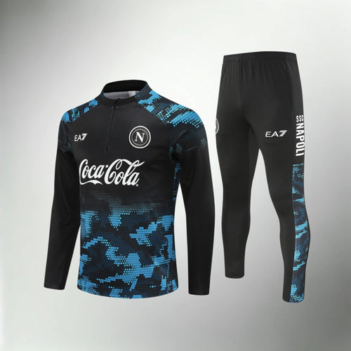 Napoli Black and Blue Tracksuit