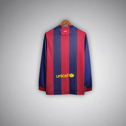 14/15 FC Barcelona Home Long Sleeve Kit