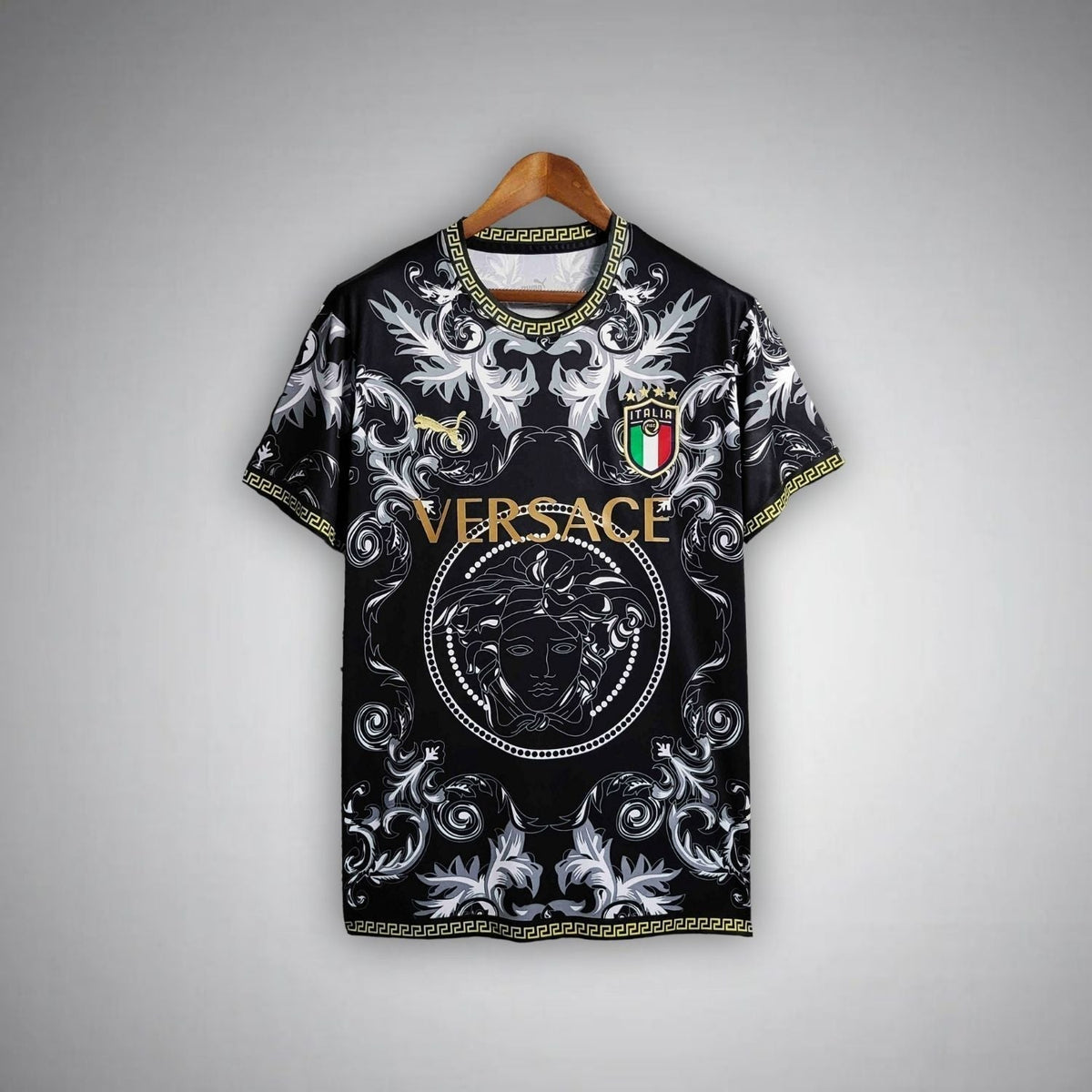 Italy "Versace" Premium Black Kit
