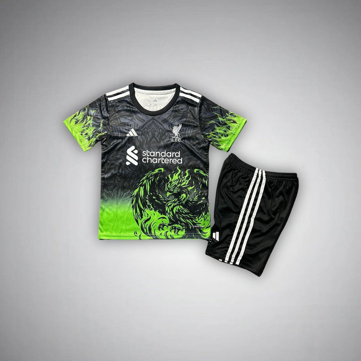 Liverpool "Lime Phoenix" Premium Kids Size Kit