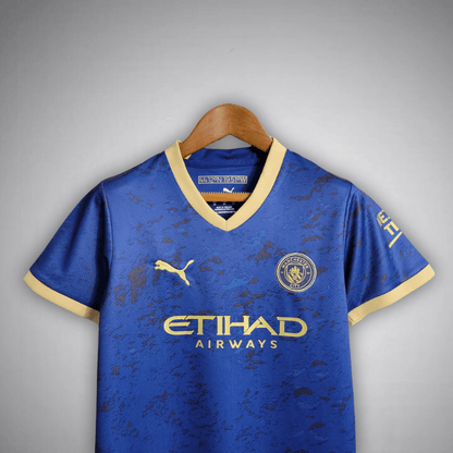 Manchester City "Navy Fusion" Premium Kids Size Kit