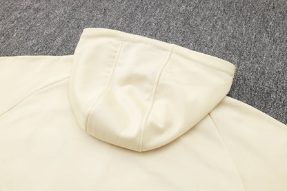 PSG Beige and Dark Blue Premium Tracksuit