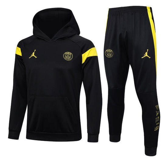 PSG Black and Yellow Premium Tracksuit