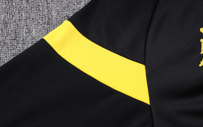PSG Black and Yellow Premium Tracksuit