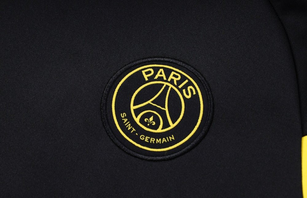 PSG Black and Yellow Premium Tracksuit