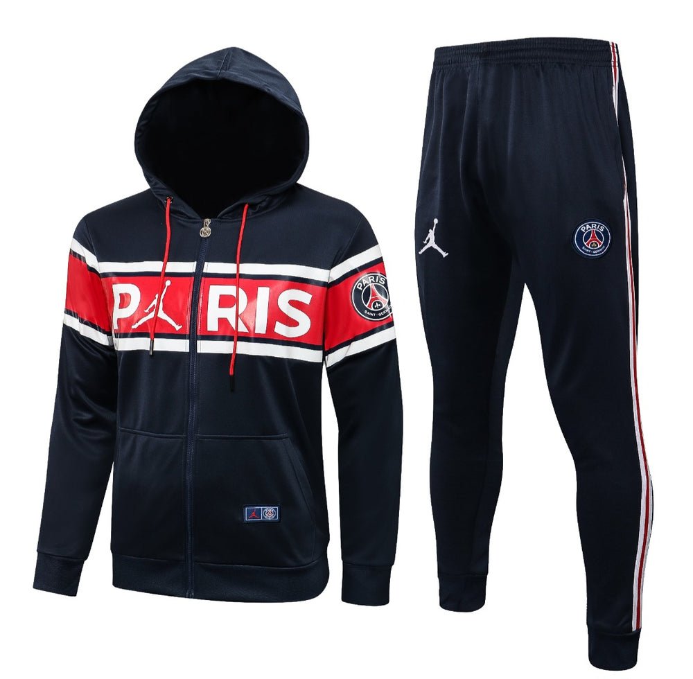 PSG Dark Blue and Red Premium Tracksuit