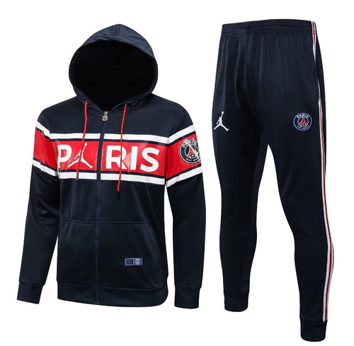PSG Dark Blue and Red Premium Tracksuit