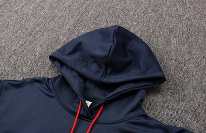 PSG Dark Blue and Red x White Premium Tracksuit