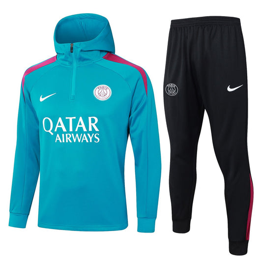 PSG Turqoise and Black Premium Tracksuit