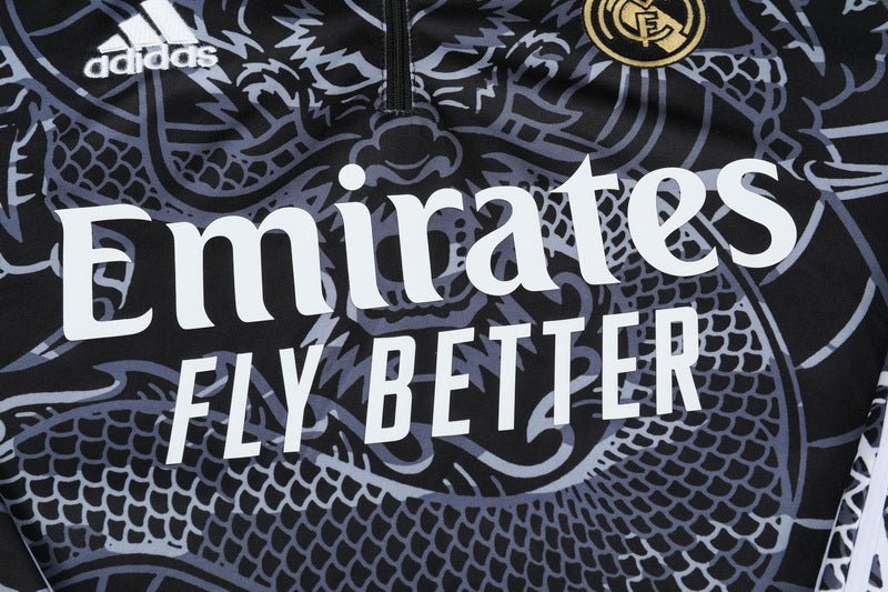 Real Madrid "Dragón Negro" Premium Tracksuit