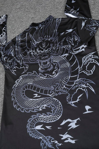 Real Madrid "Dragón Negro" Premium Tracksuit